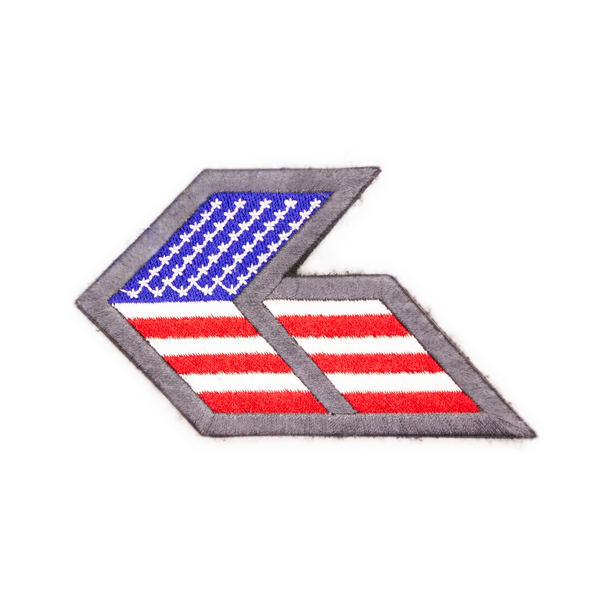 AMERICAN FLAG EMBROIDERED G PATCH