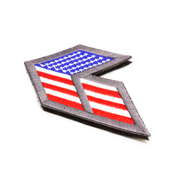AMERICAN FLAG EMBROIDERED G PATCH