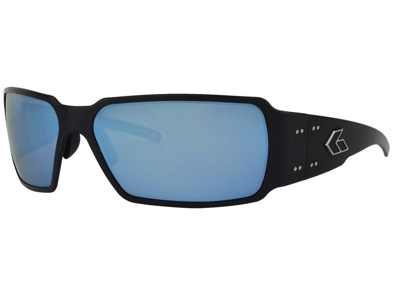 Black/ Smoke Polarized w/ Blue Mirror