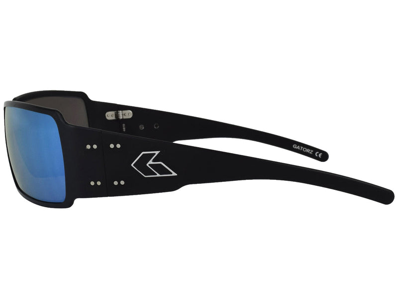 Black/ Smoke Polarized w/ Blue Mirror
